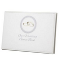 Wedding Guest Book w/ Double Rings